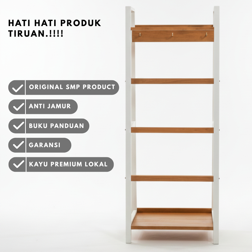 Rak mukena dan Sajadah untuk Mushola rumah desain Minimalis