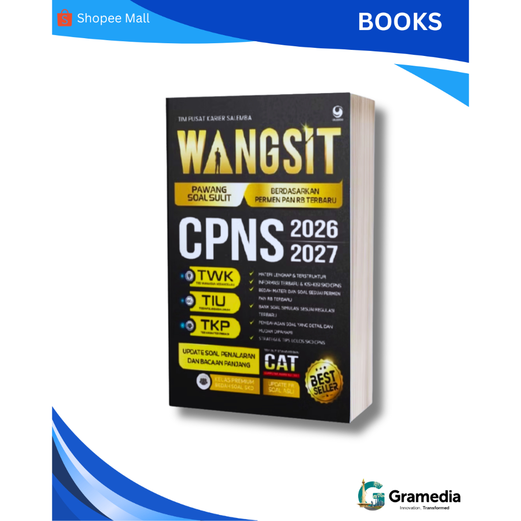 Gramedia MKG - Buku  Wangsit (Pawang Soal Sulit) CPNS 2026/2027