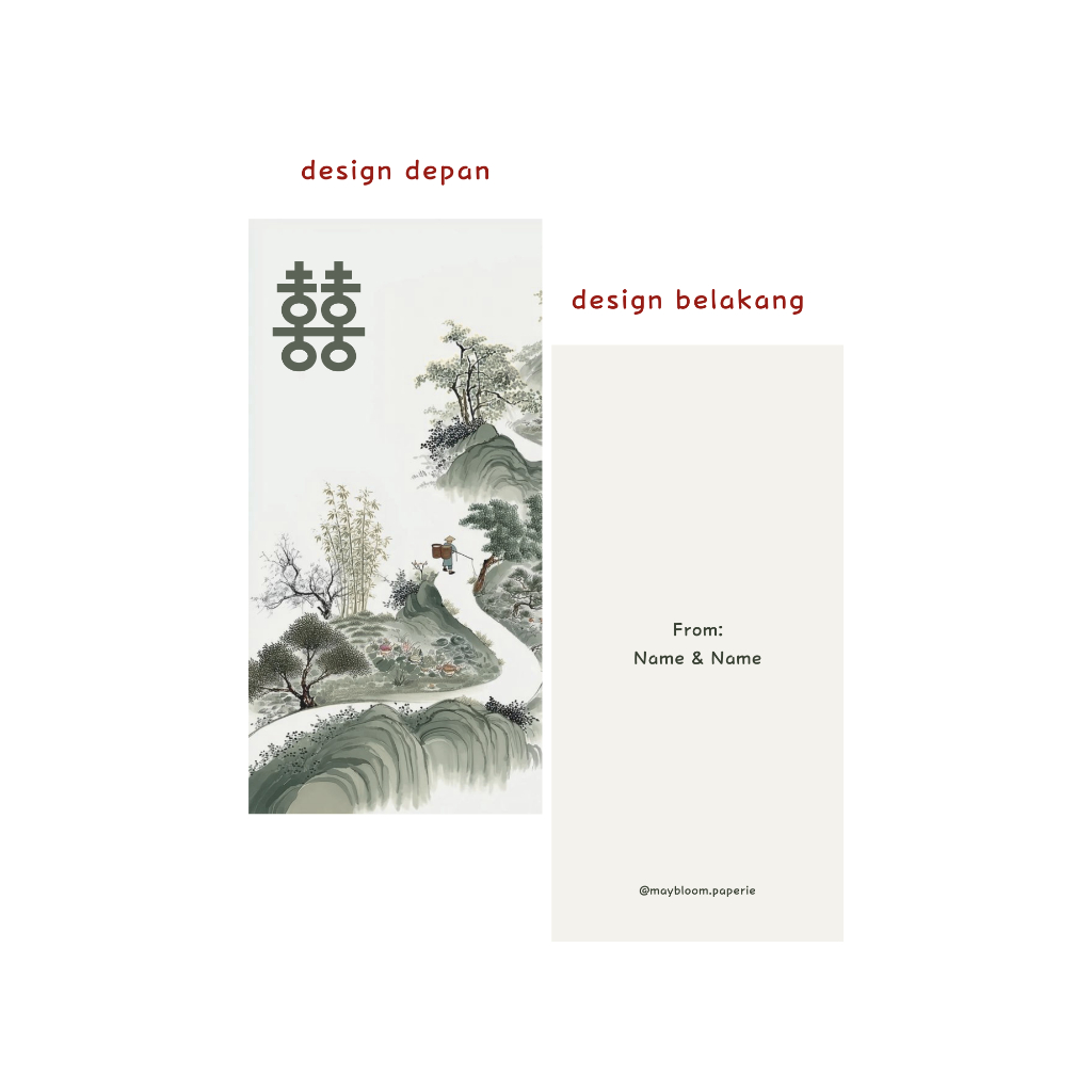 Custom Angpao Wedding/Sangjit