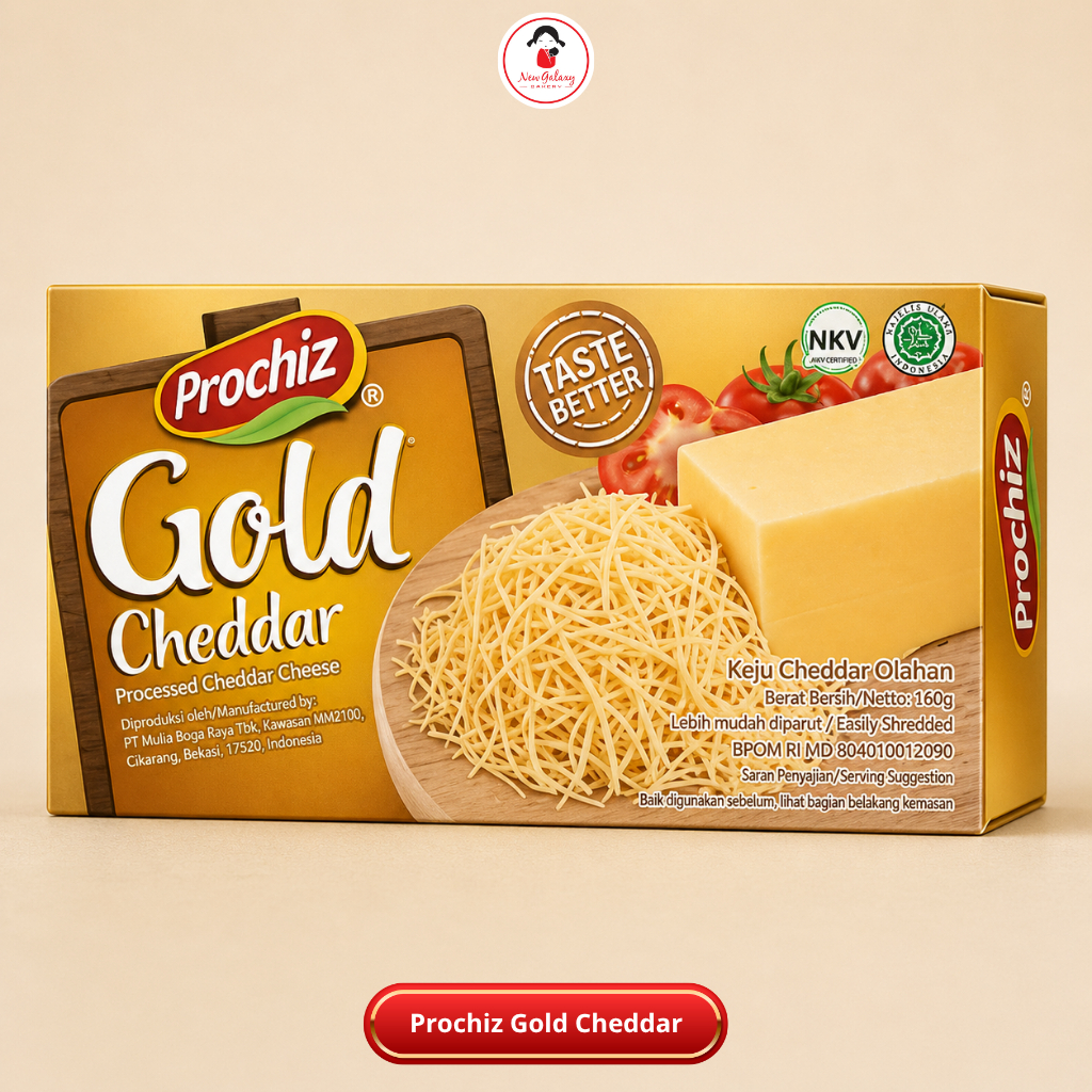 Prochiz Gold Keju Cheddar / Prochiz Gold 160GR