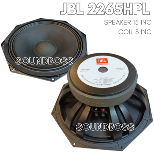 SPEAKER COMPONENT JBL 15/2265HPL VC 3 INCH FULL RANGE JBL 15 2265HPL