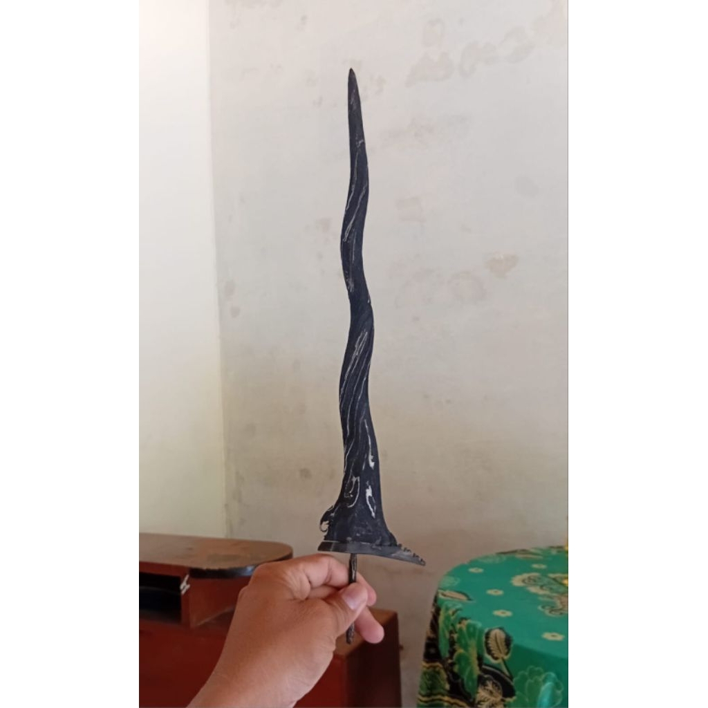 Bilah Keris Pendowo Cinarito Pamor Buntel Mayit