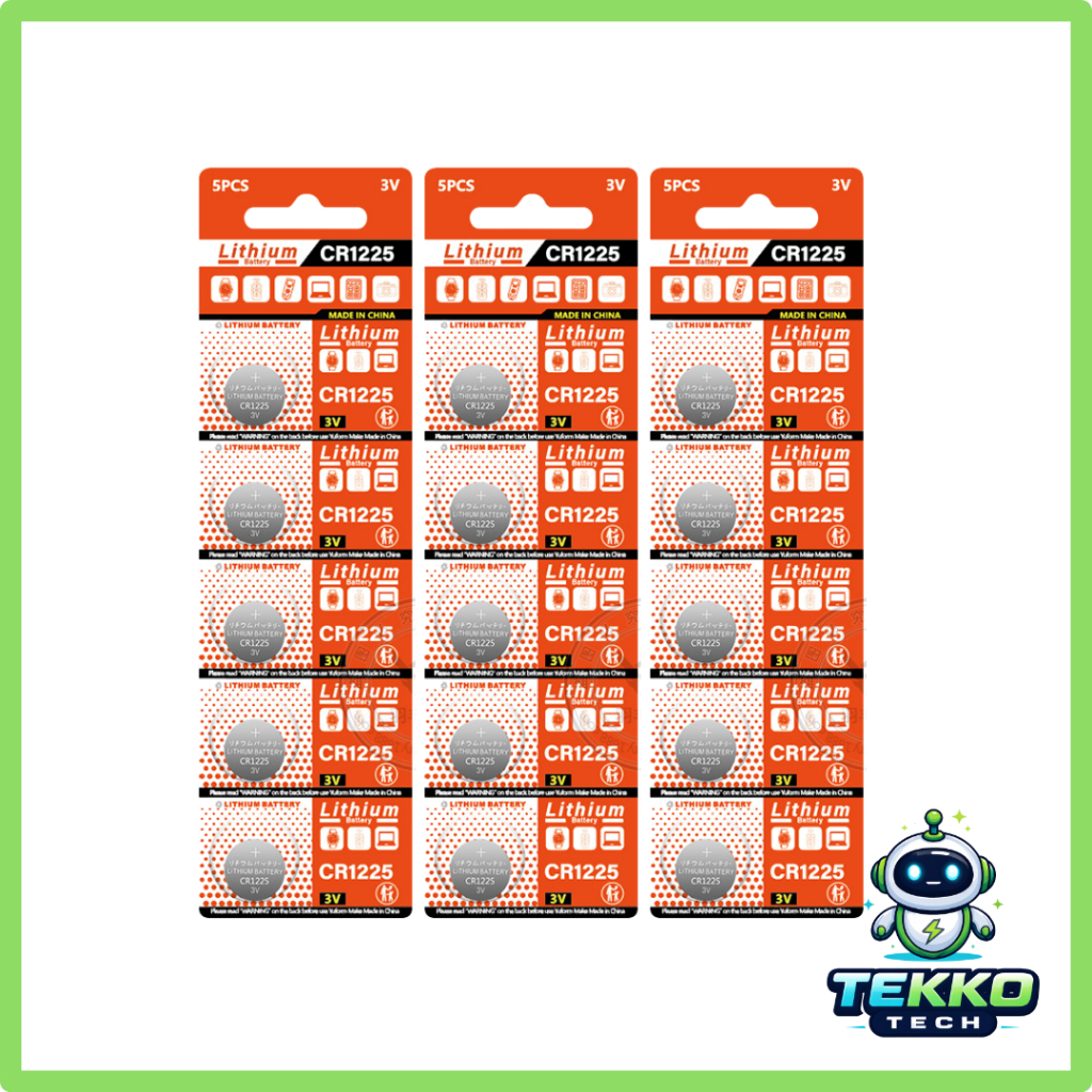 Baterai Kancing CR1225 CR 1225 Lithium Battery DL1225 EBR1225 BR1225 V1225 3V