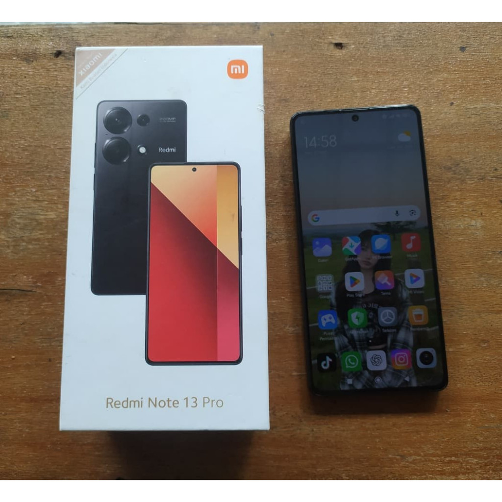 [BEKAS] Xiaomi Redmi Note 13 Pro 4G (Midnight Black) 8/256