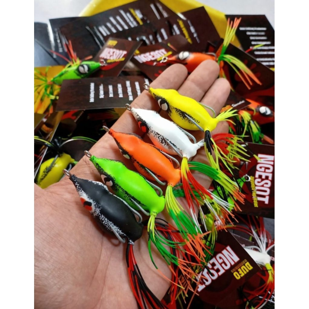 lure shoft frog bufo ngesot