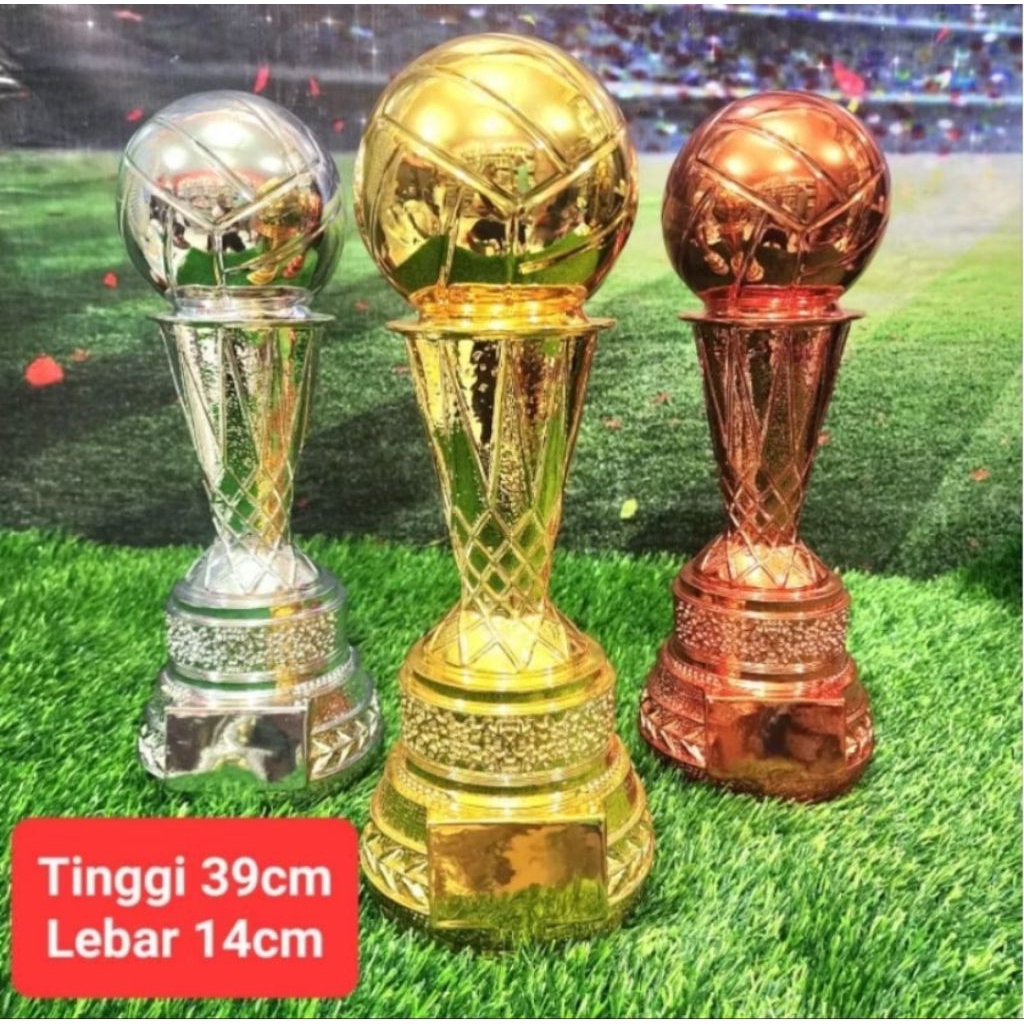 Piala / Trophy Bola Voli Crume Emas