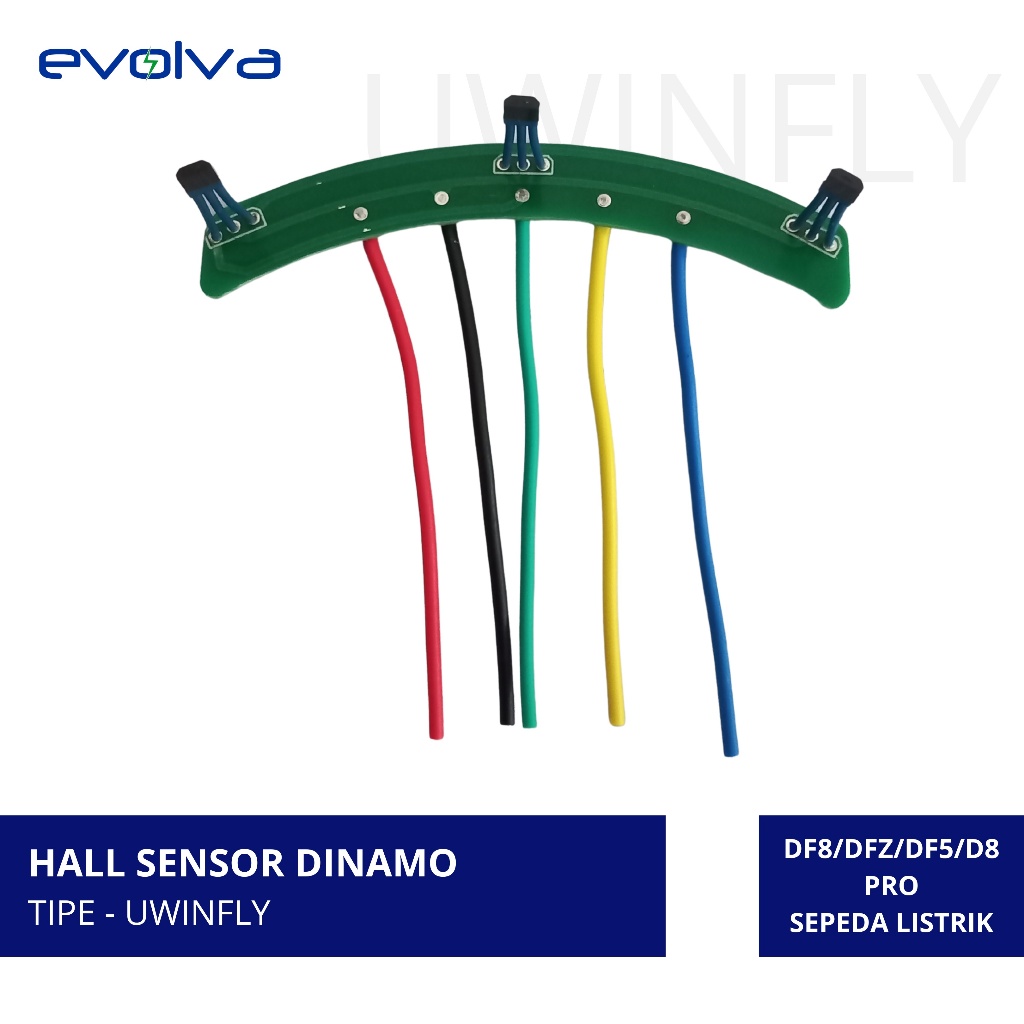 EVOLVA PARTS - HALL SENSOR DINAMO UWINFLY UNTUK DF8, DFZ, DF5 & D8 PRO SEPEDA LISTRIK