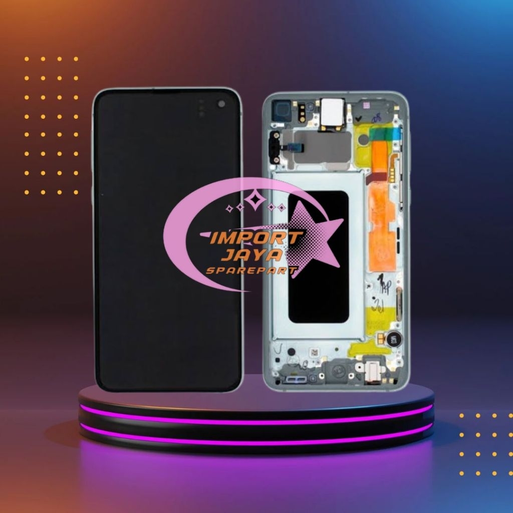 LCD TOUCHSCREEN+ FRAME SAMSUNG S10E - G970 ORG - LCD FULLSET