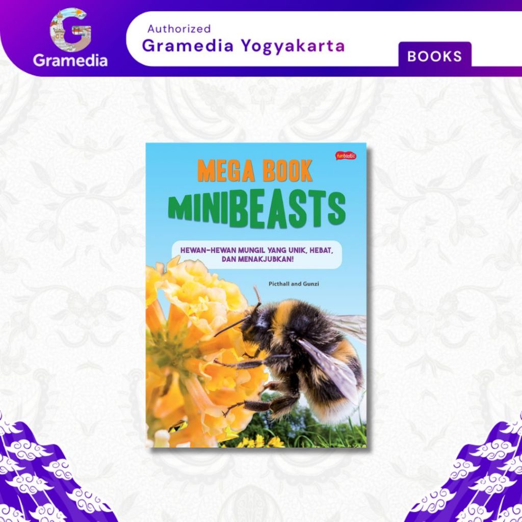 Gramedia Yogya - Mega Book - Minibeasts