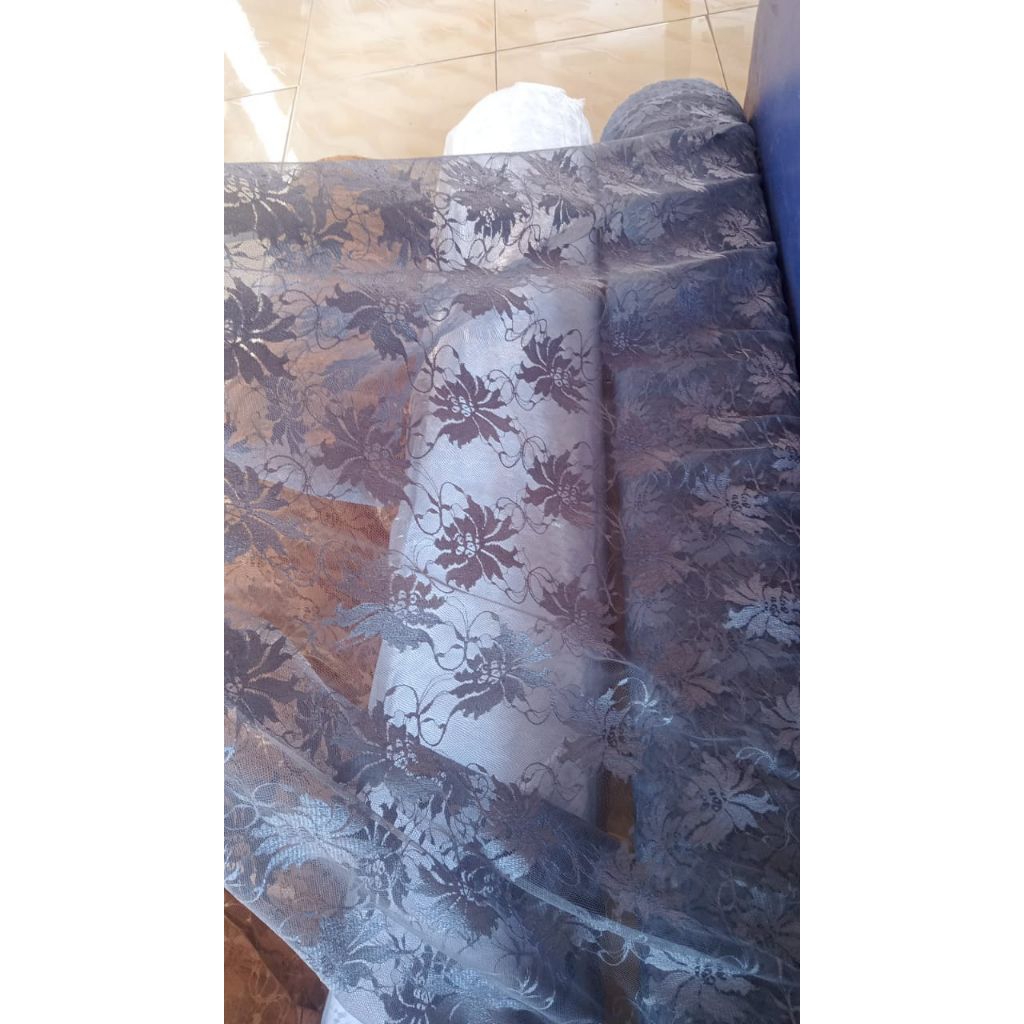 KAIN VITRASE KAIN BARUKAT GORDEN METERAN BAHAN BARUKAT