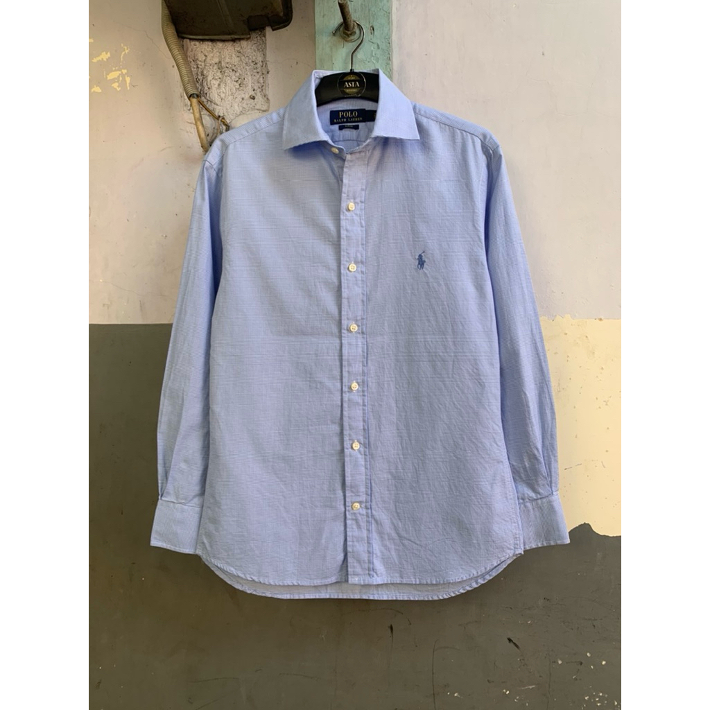 kemeja Ralph Lauren pria lengan panjang preloved size S