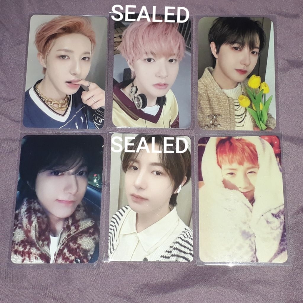 wts Renjun Appmus VCE BTTF Beat It Up Cafe Event SMStore Mumo Japan MFAL Selimut PC Photocard Offici