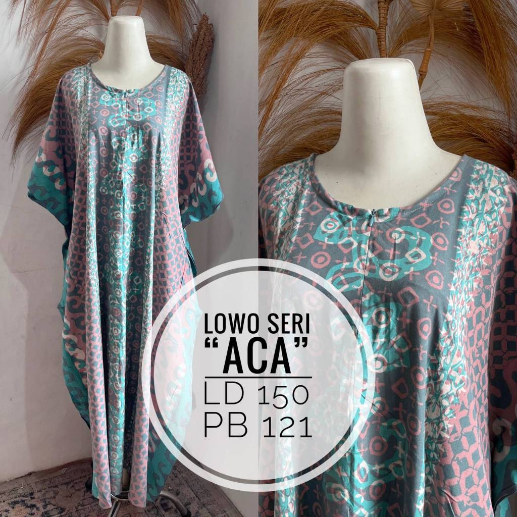 [SOFT] Daster Batik Lowo Kalong Kelelawar Jumbo Rayon Super Premium Adem Busui Friendly /Daster Bati