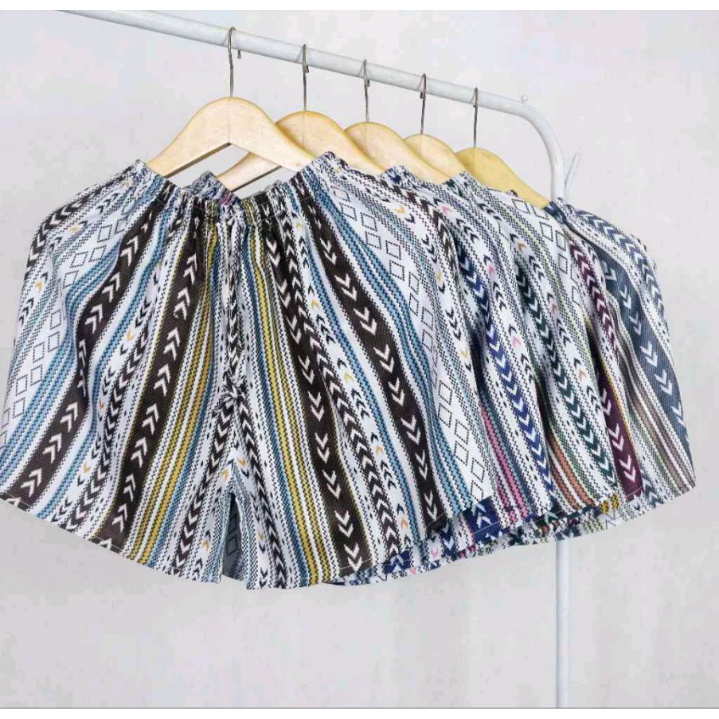 KULOT PENDEK ETNIK KATUN/KULOT PENDEK KATUN ETNIK KEKINIAN