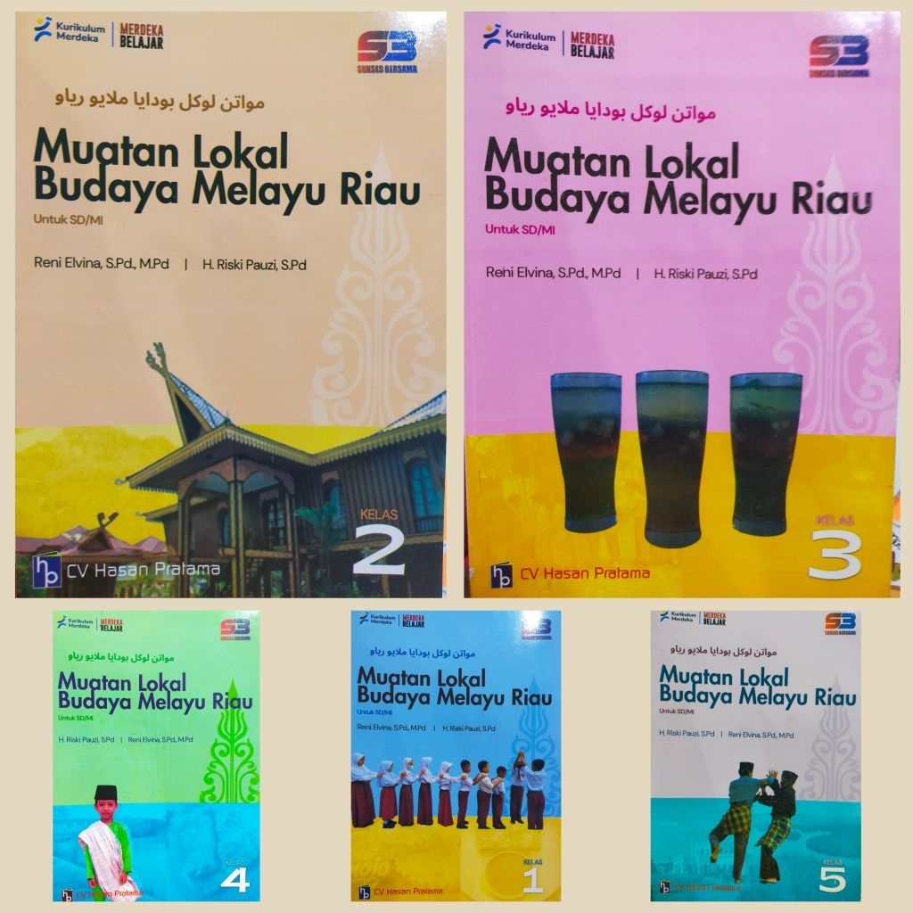 Buku Pelajaran SD : Muatan Lokal Budaya Melayu Riau Kelas 1 2 3 4 5 6 SD/MI | H. Riski Pauzi