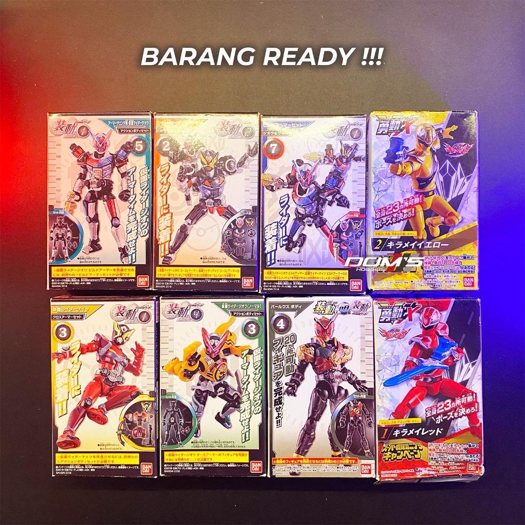 SODO SHODO SO-DO Kamen Rider ZIO SERIES & SUPER SENTAI Original BANDAI KIRAMAGER GEIZ BARLCKXS
