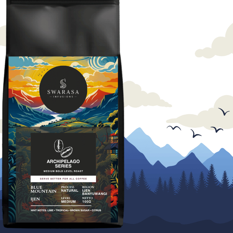 Blue Mountain Ijen Arabica 200g | Swarasa Infusions Blue Mountain Ijen | Specialty Coffee Indonesia 