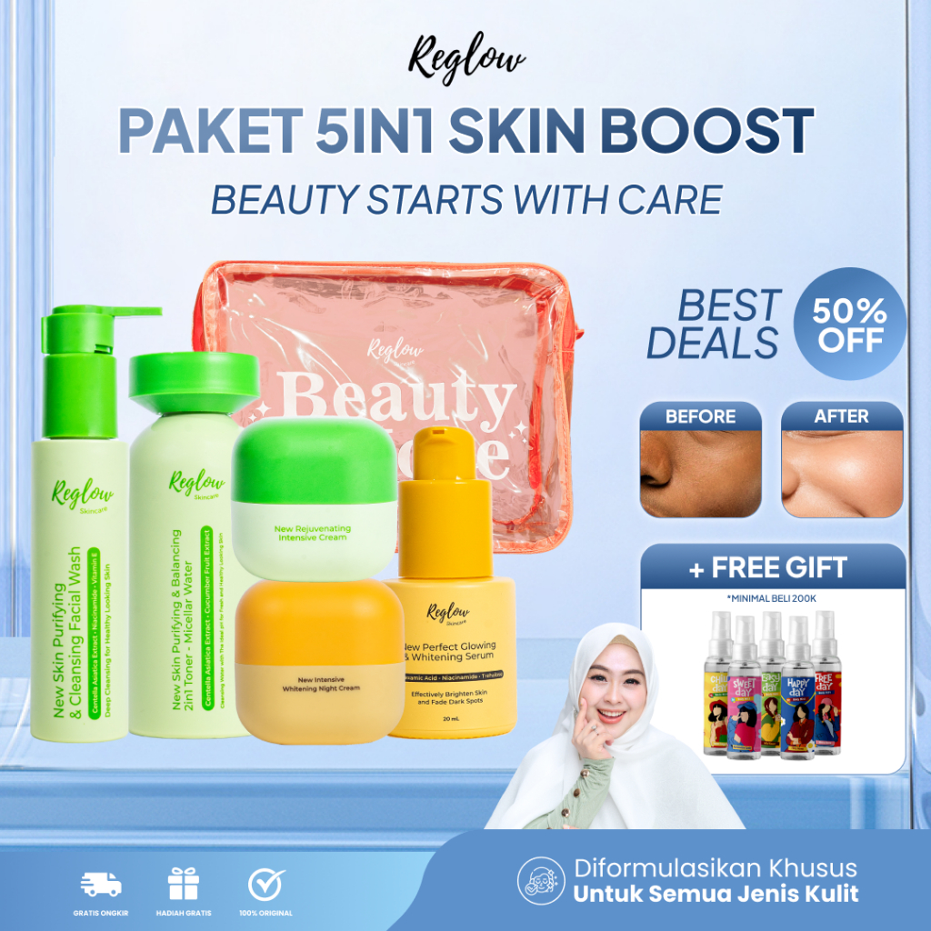 Reglow Skincare Dr Shindy Cream Wajah Glowing Serum Mencerahkan Kulit dan Menghilangkan Flek Hitam S