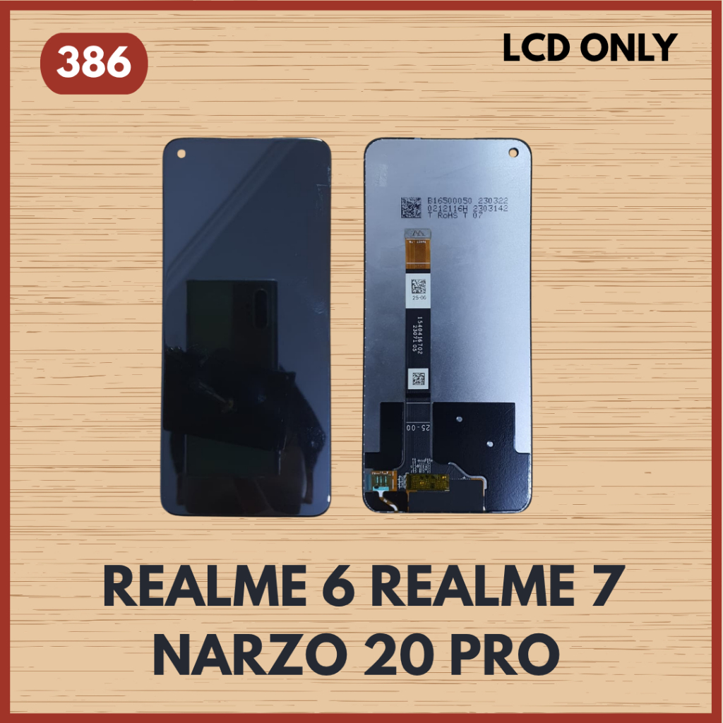LCD ORIGINAL REALME 6 REALME 7 NARZO 20 PRO COPOTAN