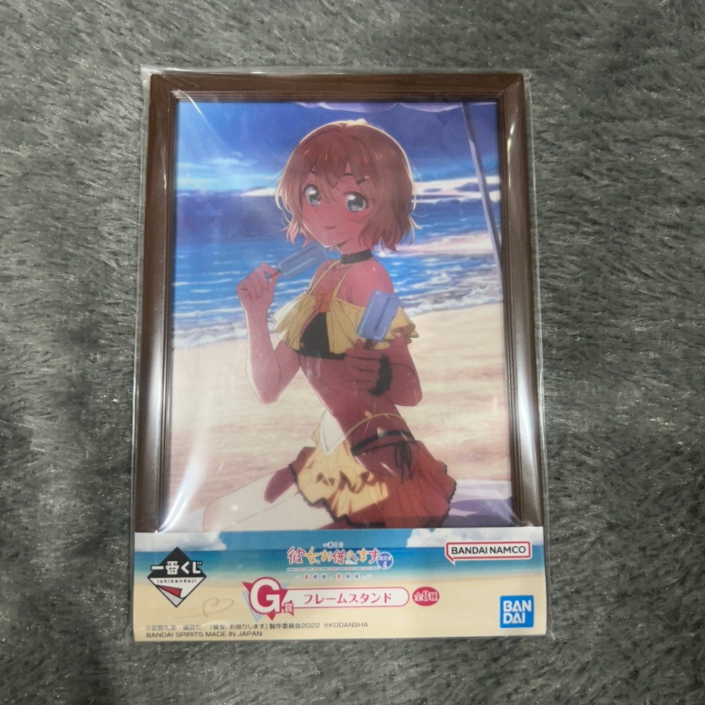 [OFFICIAL MERCHANDISE] Frame Stand: Rent-A-Girlfriend Satisfaction Level 4 Summer Scenery/Love Scene