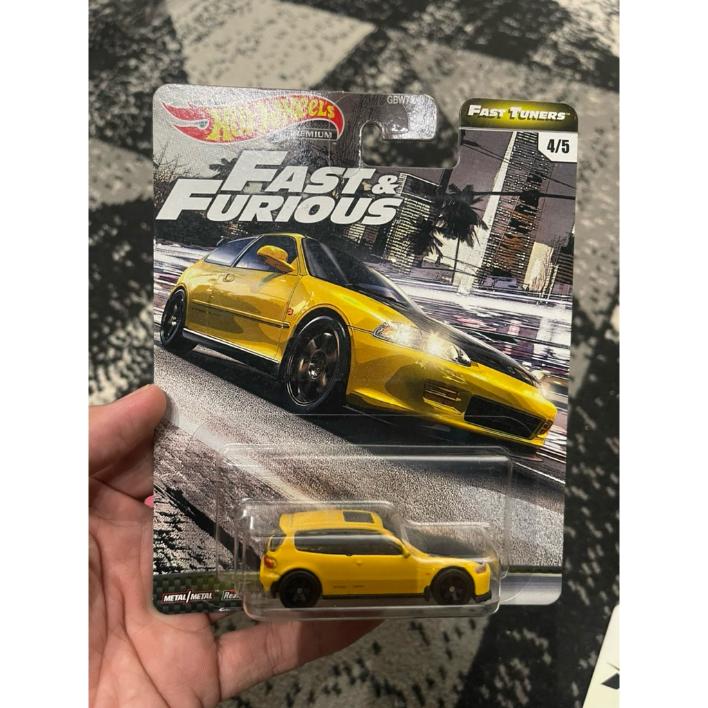 HOT WHEELS PREMIUM HONDA CIVIC EG FAST FURIOUS