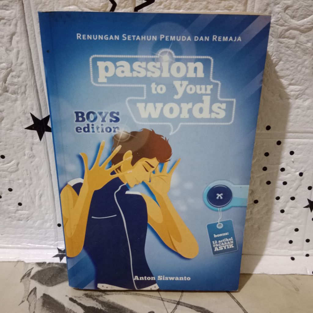 buku religi Kristen - passion to your words renungan setahun pemuda dan remaja