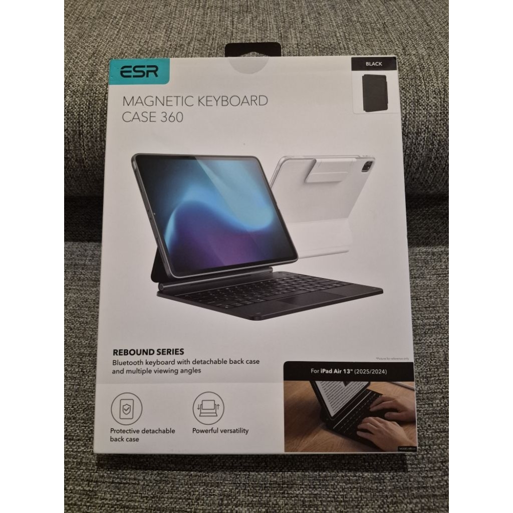 ESR Magnetic Keyboard Case 360 (Rebound Series) untuk iPad Air 13” (2025/2024
