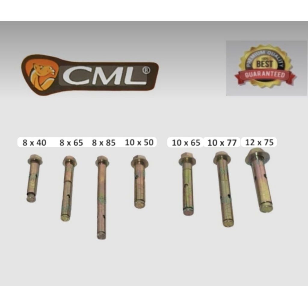 Baut Beton Tembok Dynabolt Dynabol Skrup Dynabol CML