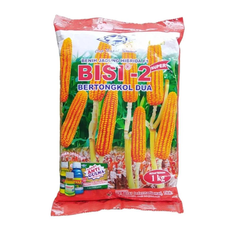 Benih Bibit Jagung Hibrida BISI 2 Tongkol Dua Original 1 Kg