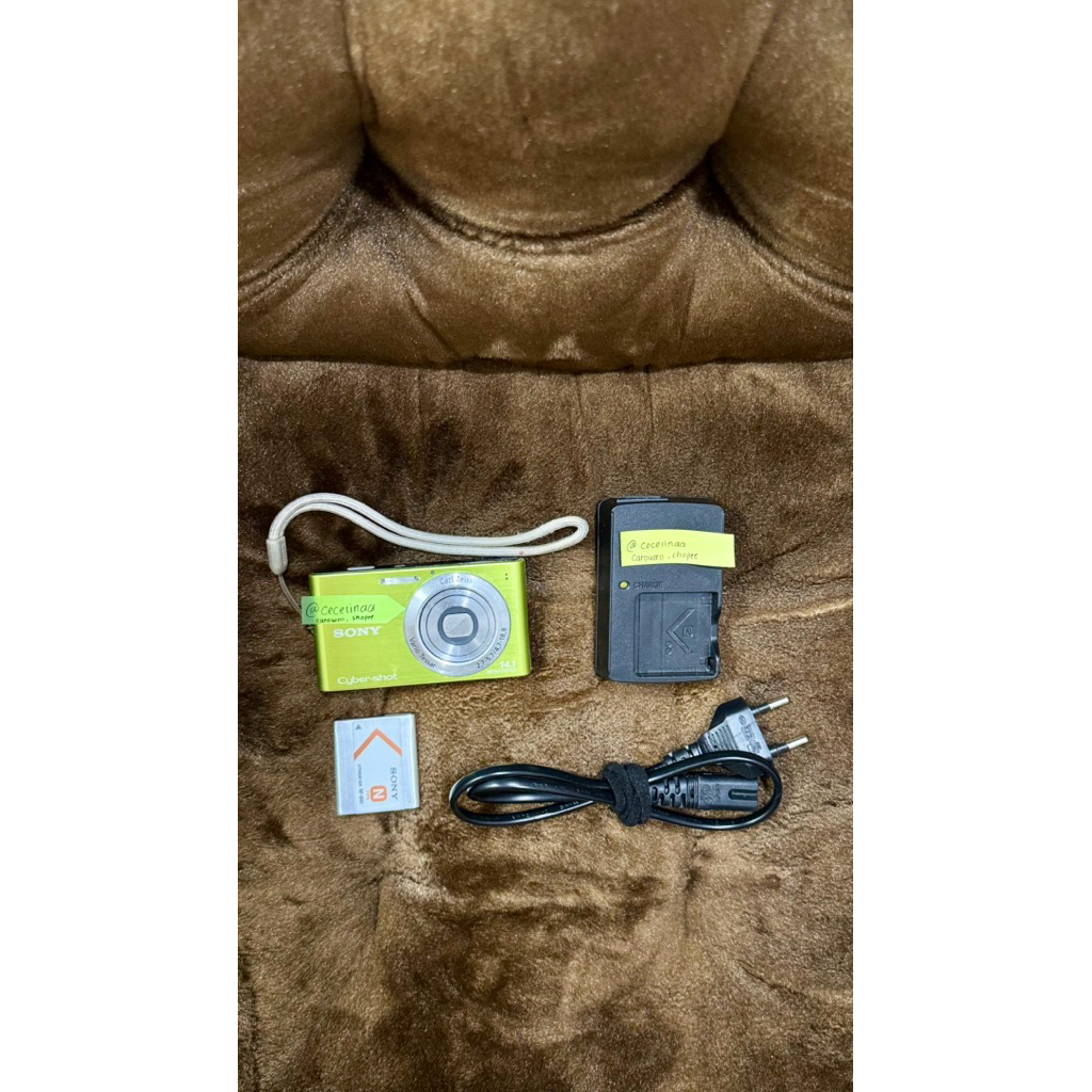 SECOND| SONY CYBER-SHOT DSC-W320 GREEN EDITION | DIGITAL CAMERA KAMERA DIGICAM POCKET CAMERA SURABAY