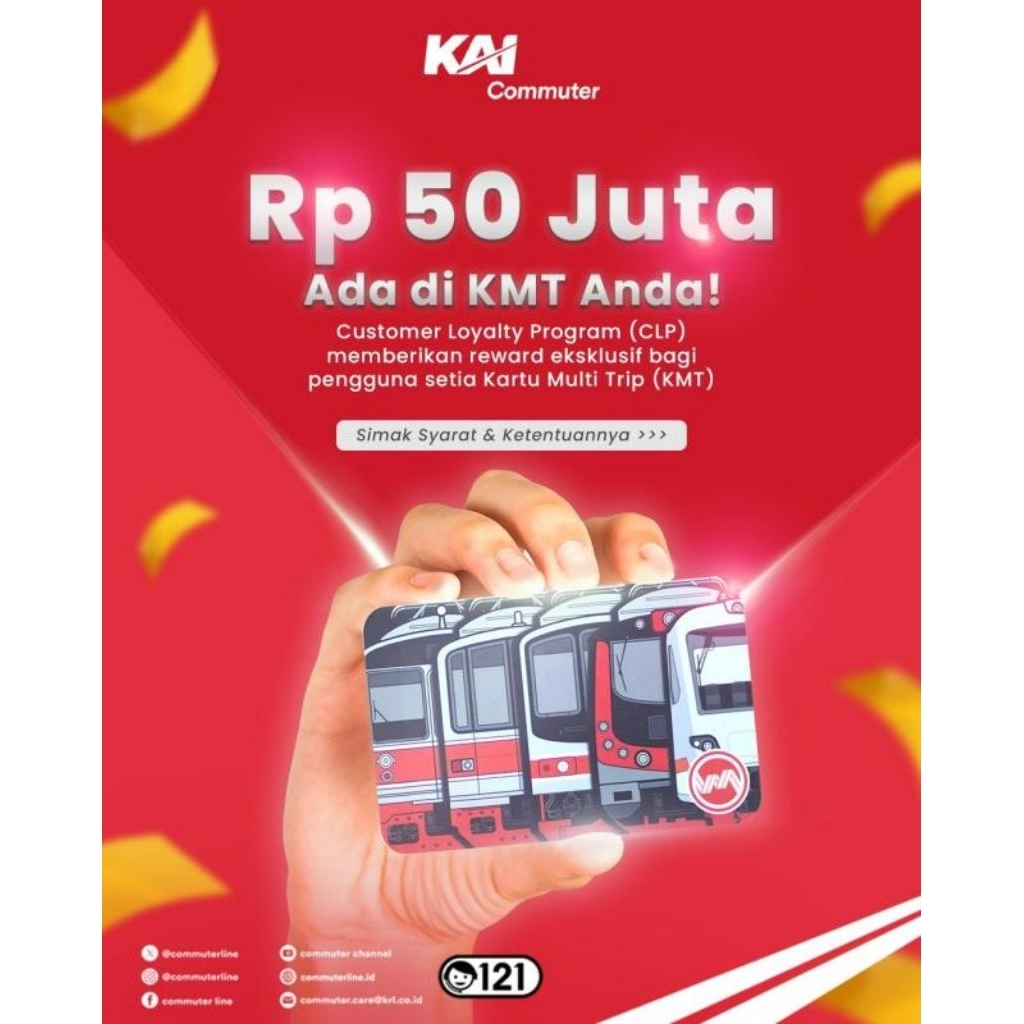 Kartu multi trip GERBONG / kartu krl INDONESIA preloved