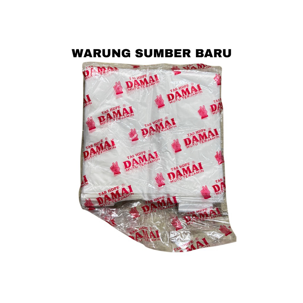 Plastik Kresek Damai ukuran 15