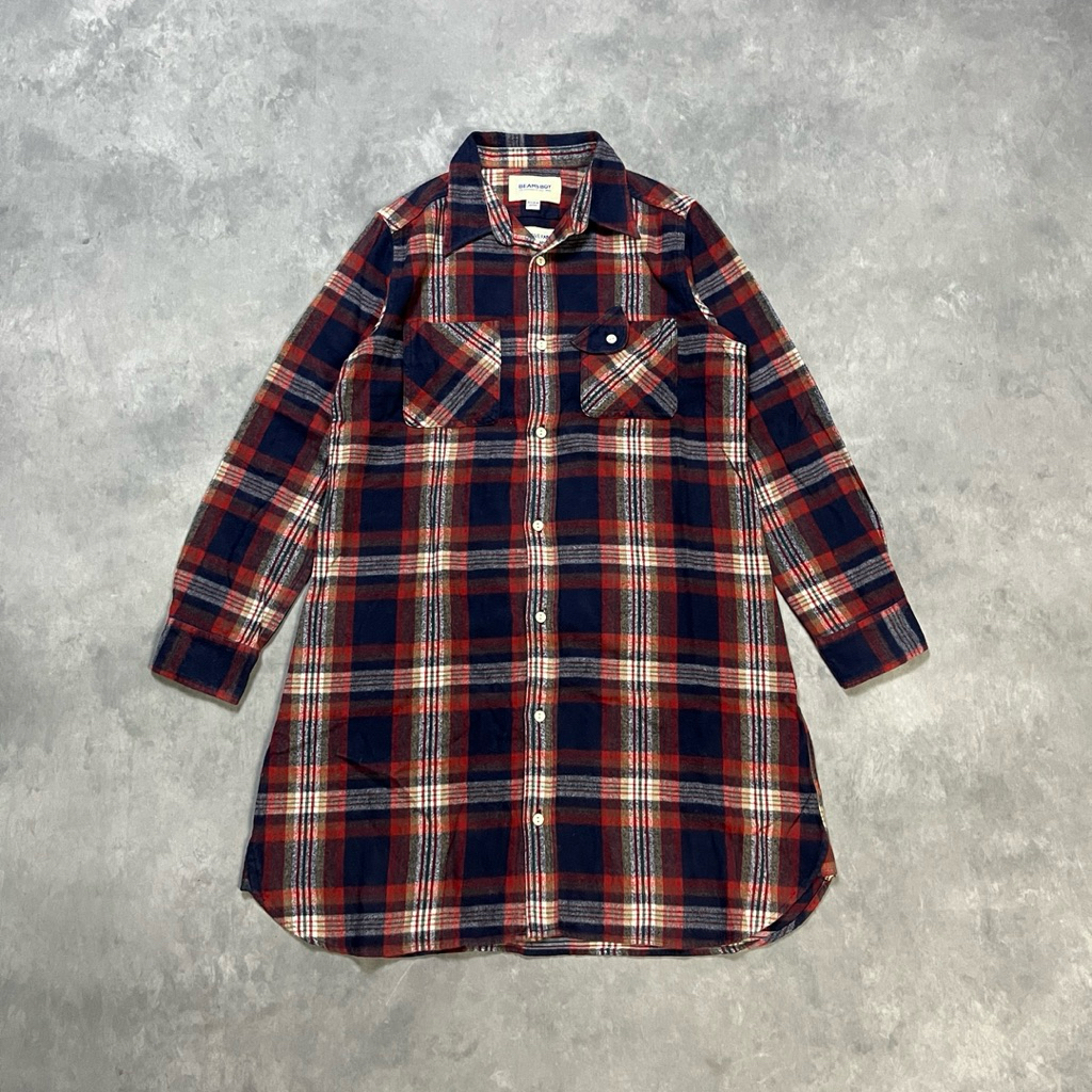 BEAMS Boy - Flannel Tunic Exclusive Fabric (For Women),Beams Plus,Beams Heart,Beams japan