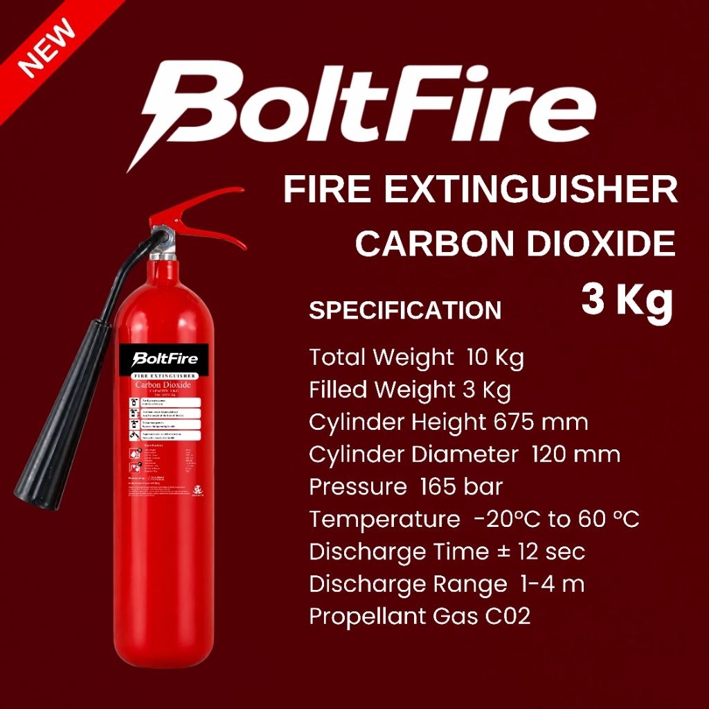 Apar Co2 3kg Boltfire