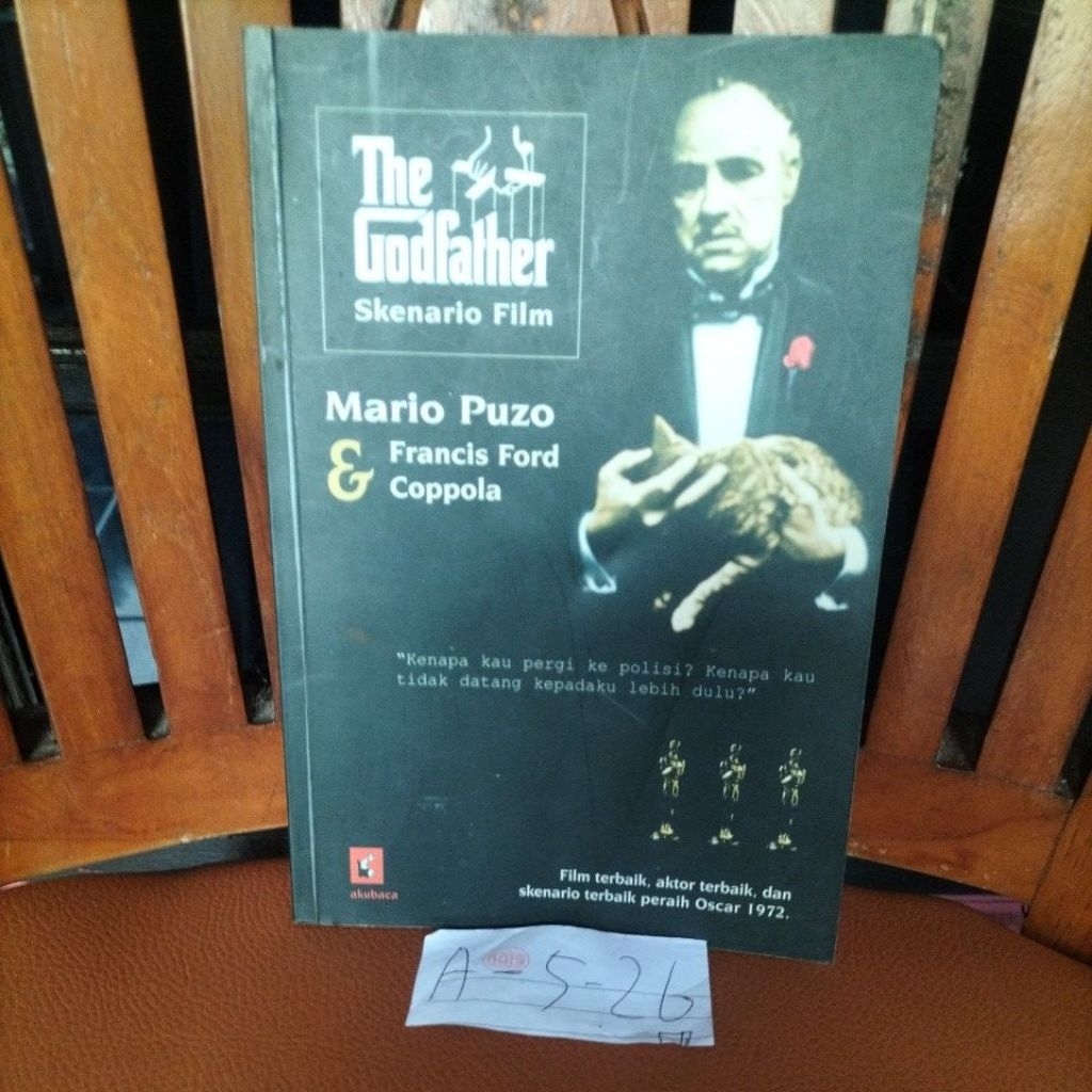 Buku Mario Puzo the Godfather Skenario Film