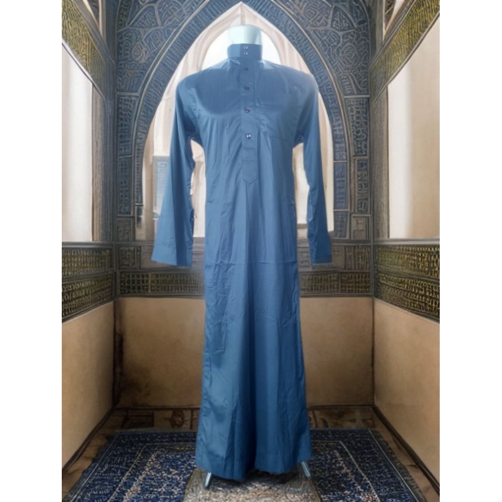 Gamis Thobe Almadini Salur Premium