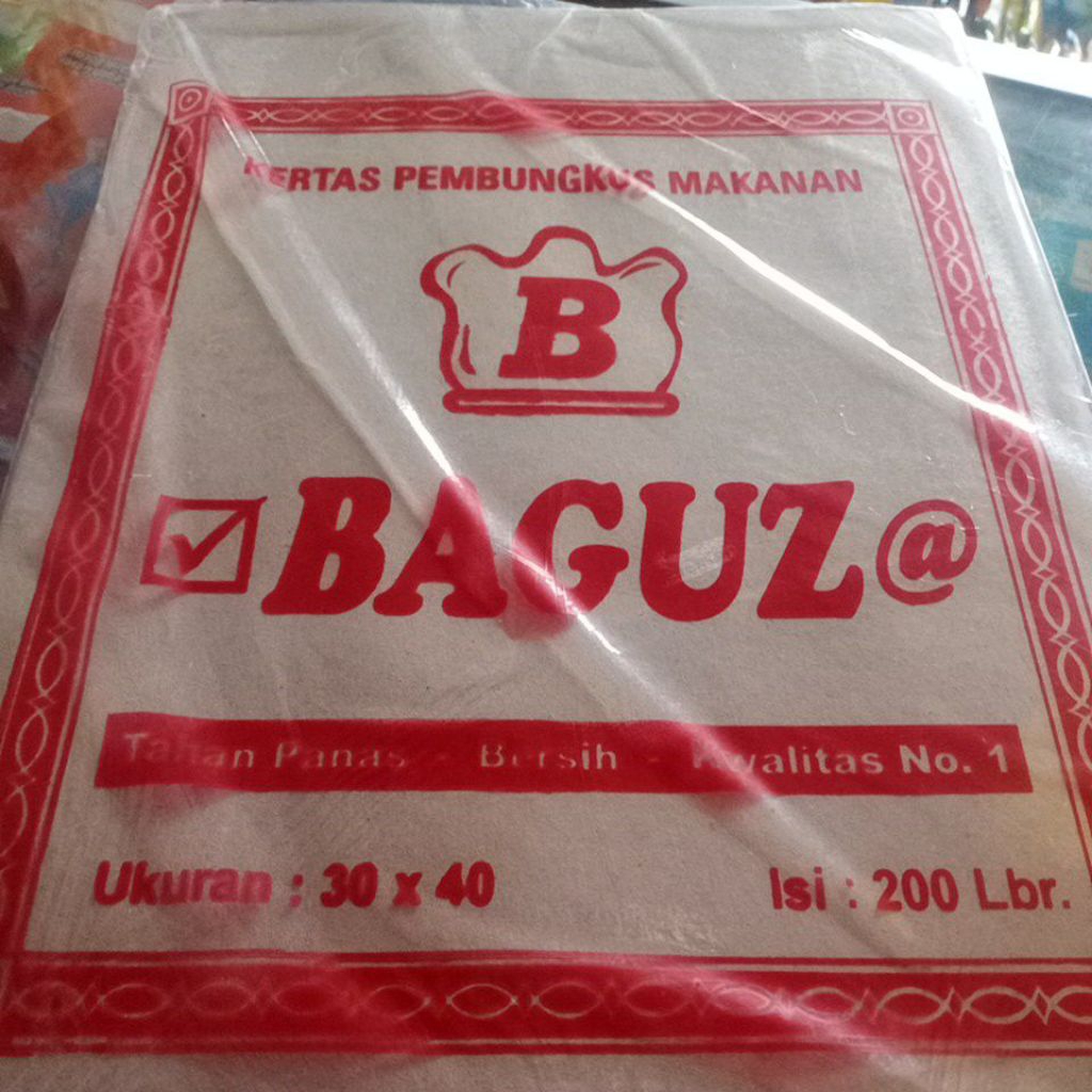 kertas minyak/kertas pembungkus nasi