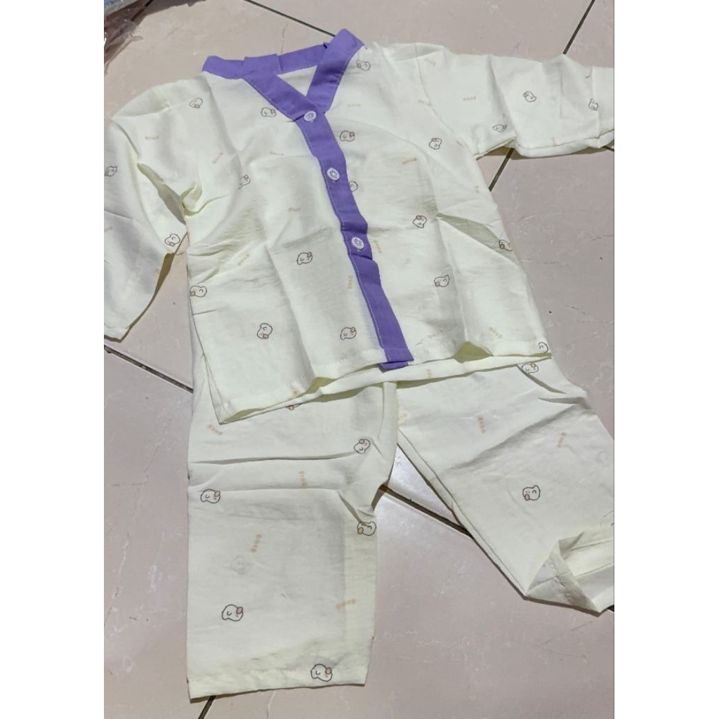 setelan piyama rayon baju tidur anak perempuan size 2 sd 12th