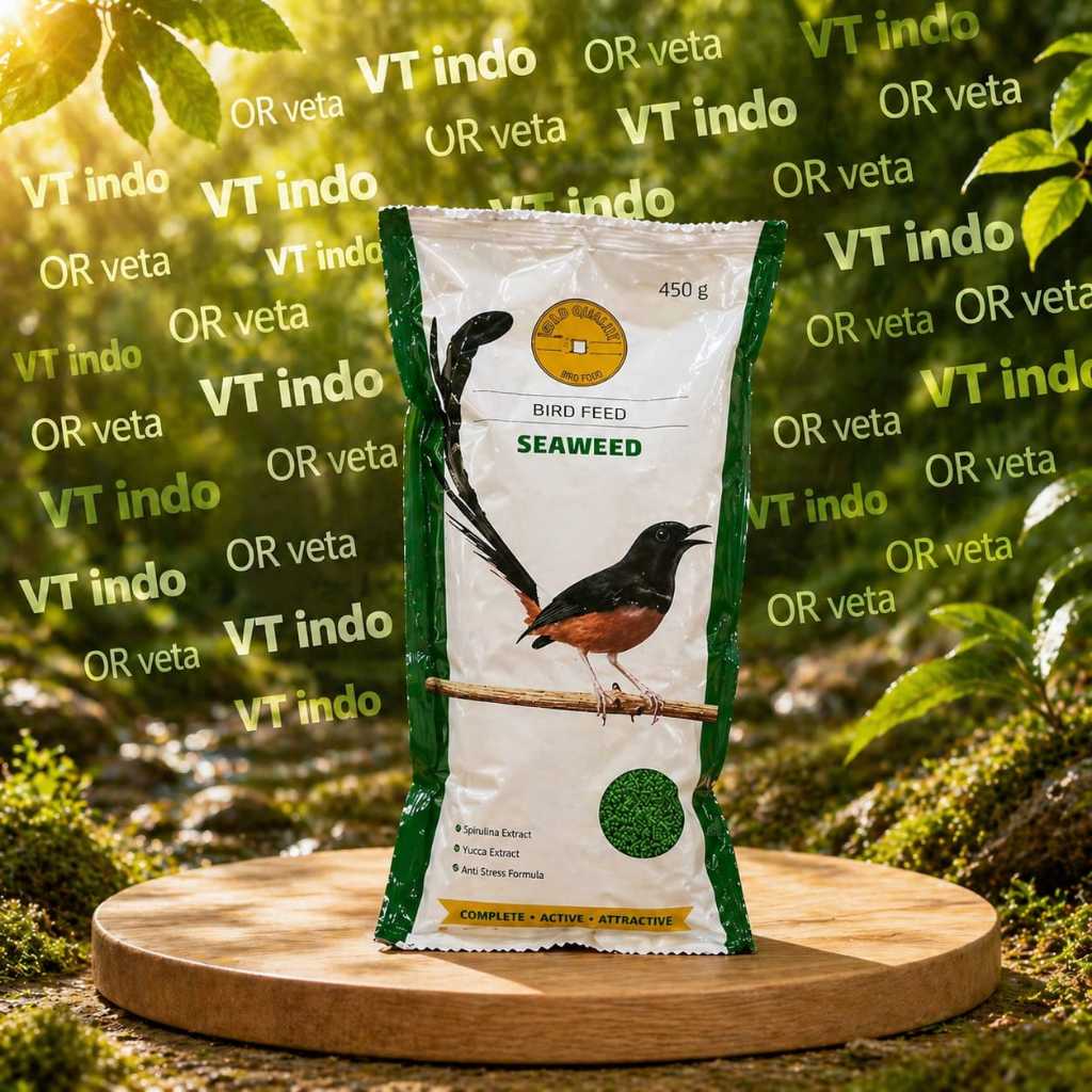 GOLD COIN SEAWEED PAKAN BURUNG VOER RUMPUT LAUT BURUNG TAMPIL OPTIMAL