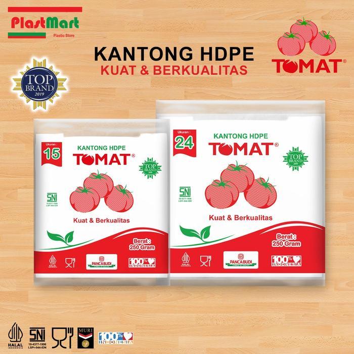 Kantong Plastik Hd Tomat Putih 15 (Ikat)