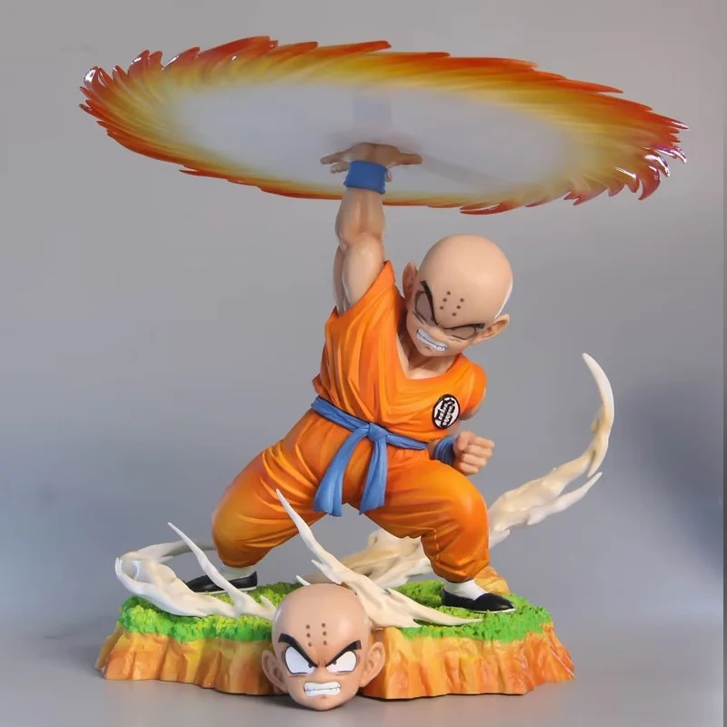 Action Figure Krillin 23cm Destructo Disc Figure Krillin Hadiah Anak