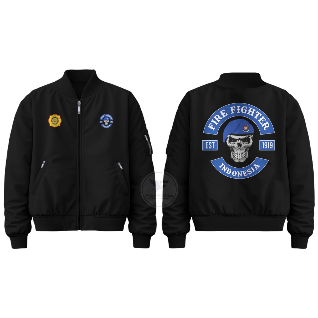 Jaket Bomber Watreproof Pemadam Kebakaran Fire Fighter Indonesia