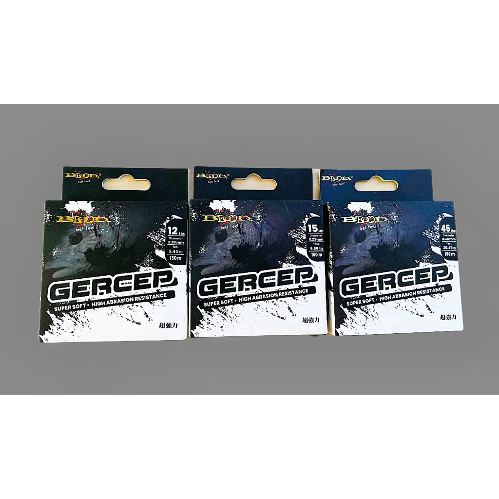 Senar Blood gercep 045 023 020 150m Senar Pancing Super Soft