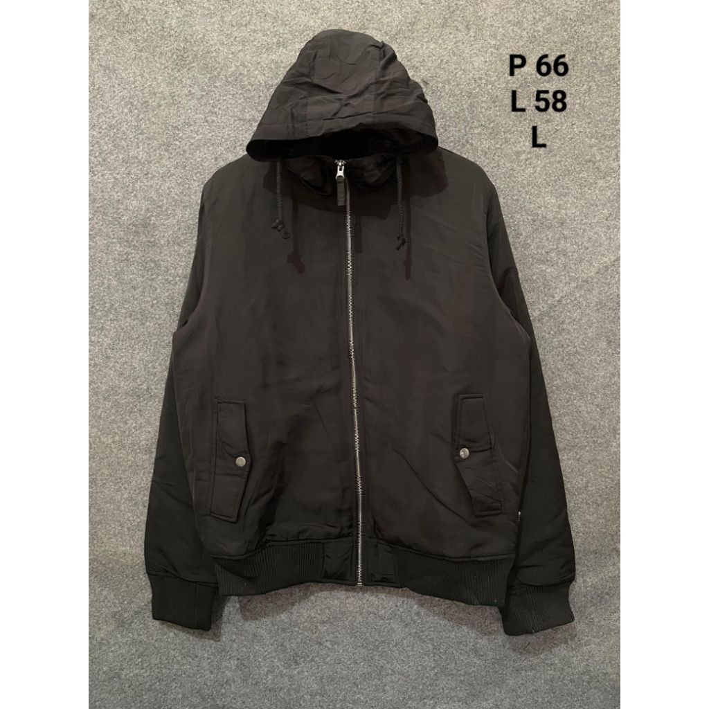 jaket bomber berhodie