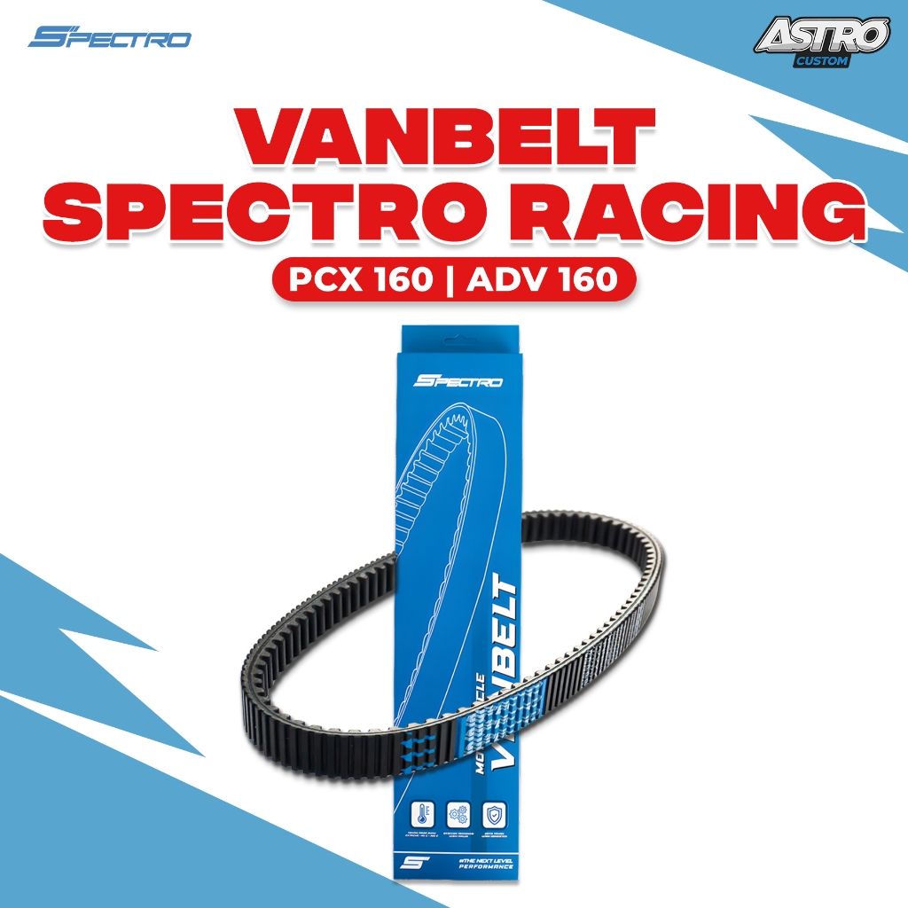 Spectro Vanbelt PCX 160 ADV Vario 125 150 Stylo Beat Fi Scoopy Fi ESP Deluxe Genio V belt CVT Racing