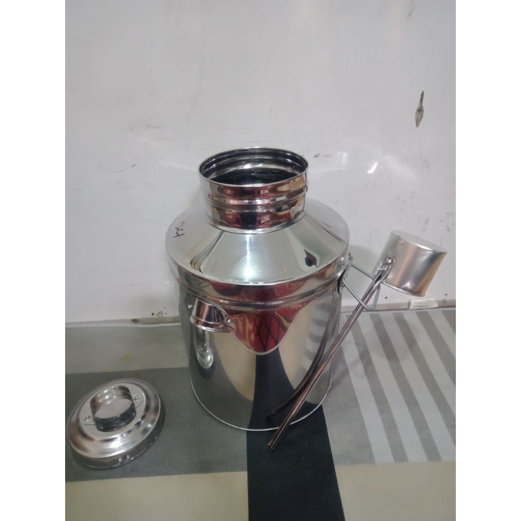 dandang/panci bajigur/sekoteng/dandang susu jahe/bandrek 28 cm stainless asli