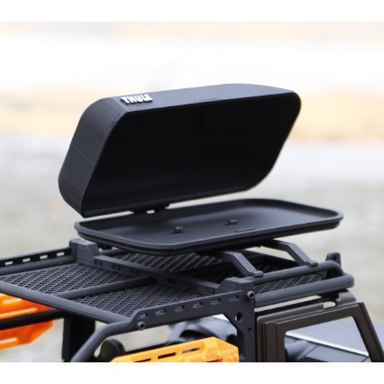 Aksesoris Mobil RC 1/12 Roofbox dan Roofbar Thule 3D MN99 MN82 RC MN 1/12