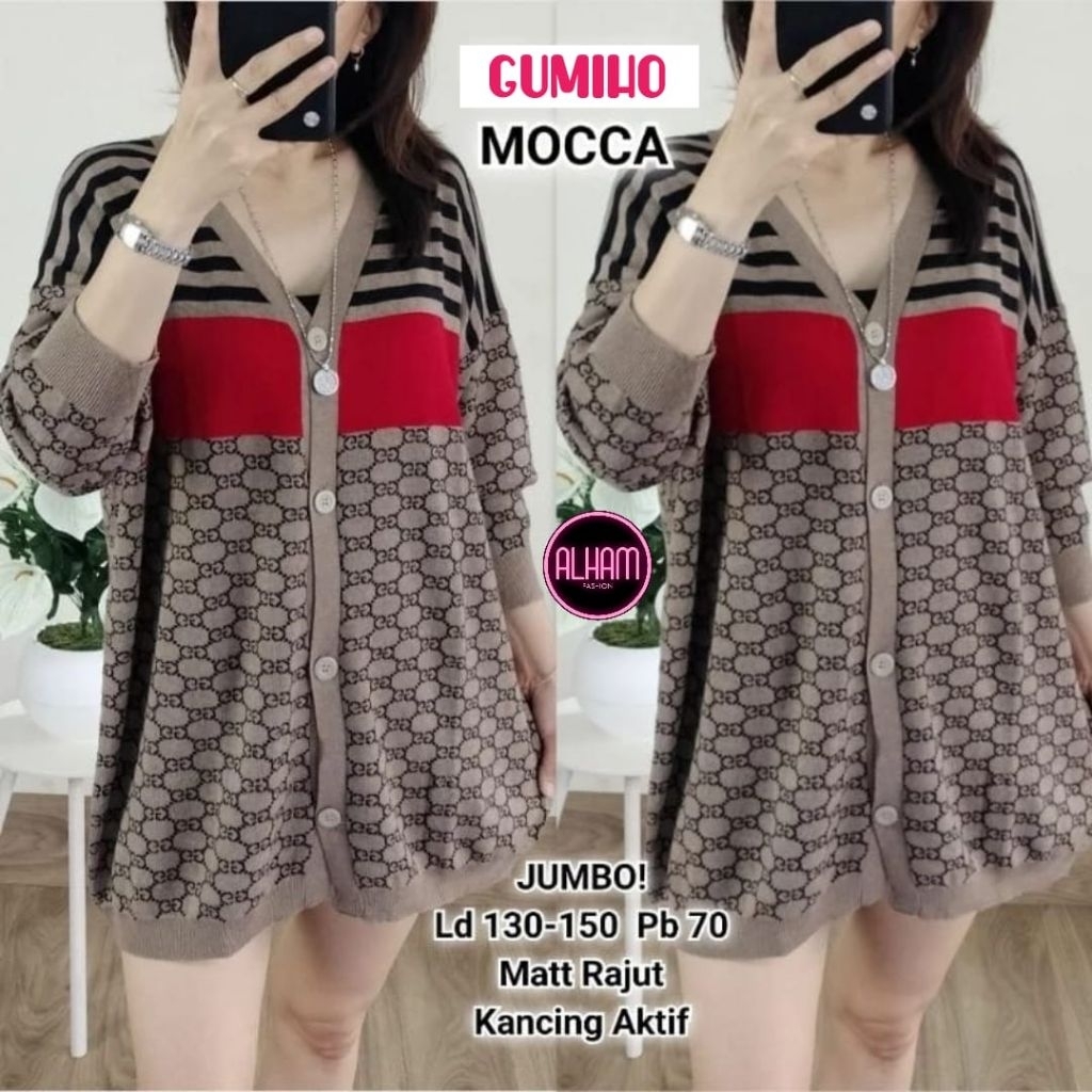 CARDIGAN RAJUT//CARDIGAN KANCING//BAHAN RAJUT//KOREAN LOOK//SWEATER WANITA//KANCING AKTIF//JUMBO//BI