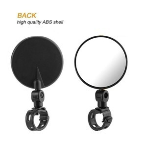 Kaca Spion Sepeda Cermin Lebar Reflektor Sepeda Kaca Spion Sepeda Gunung Kaca Spion Gagang Silikon