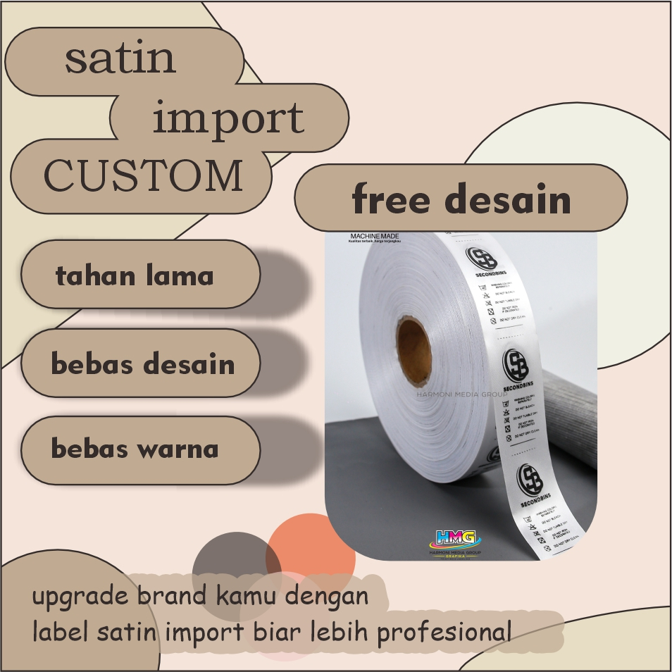 label baju,label satin, label pakaian, merek baju, merek pakaian,